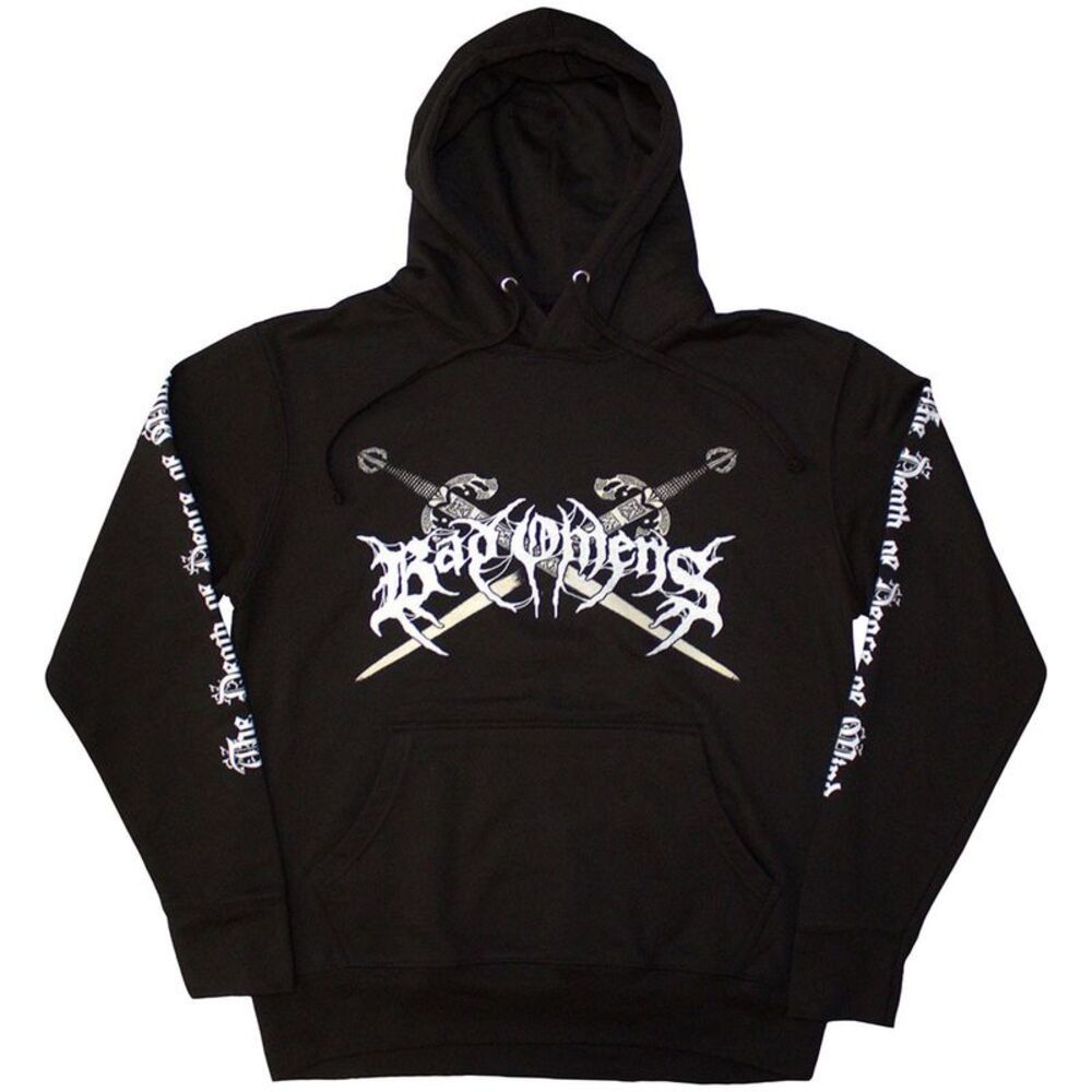 Bad Omens Unisex Adult Skull & Candles Back Print Hoodie / Black